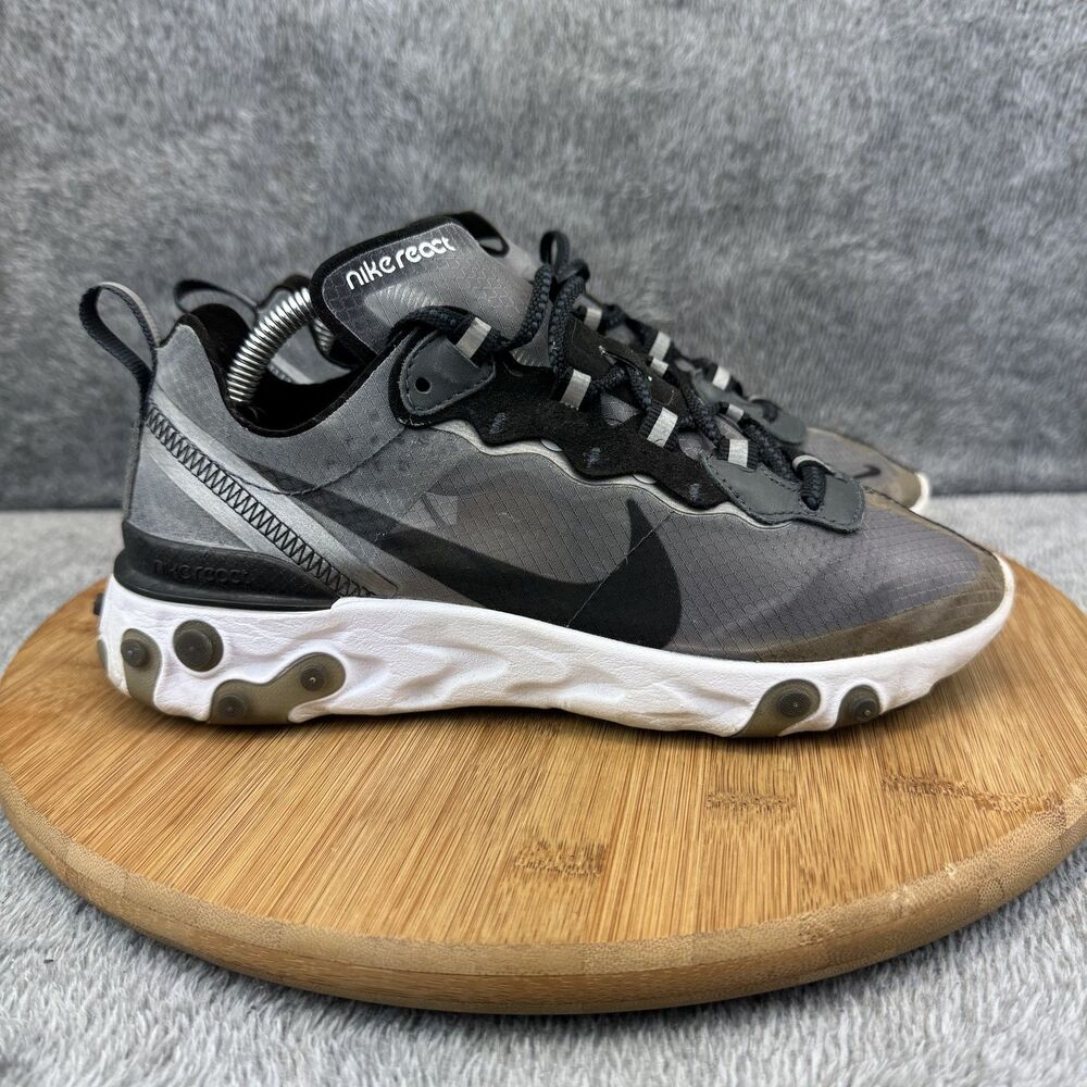 Nike React Element 55 Shoes Womens Size 5 Running AQ1090-001 Sneakers